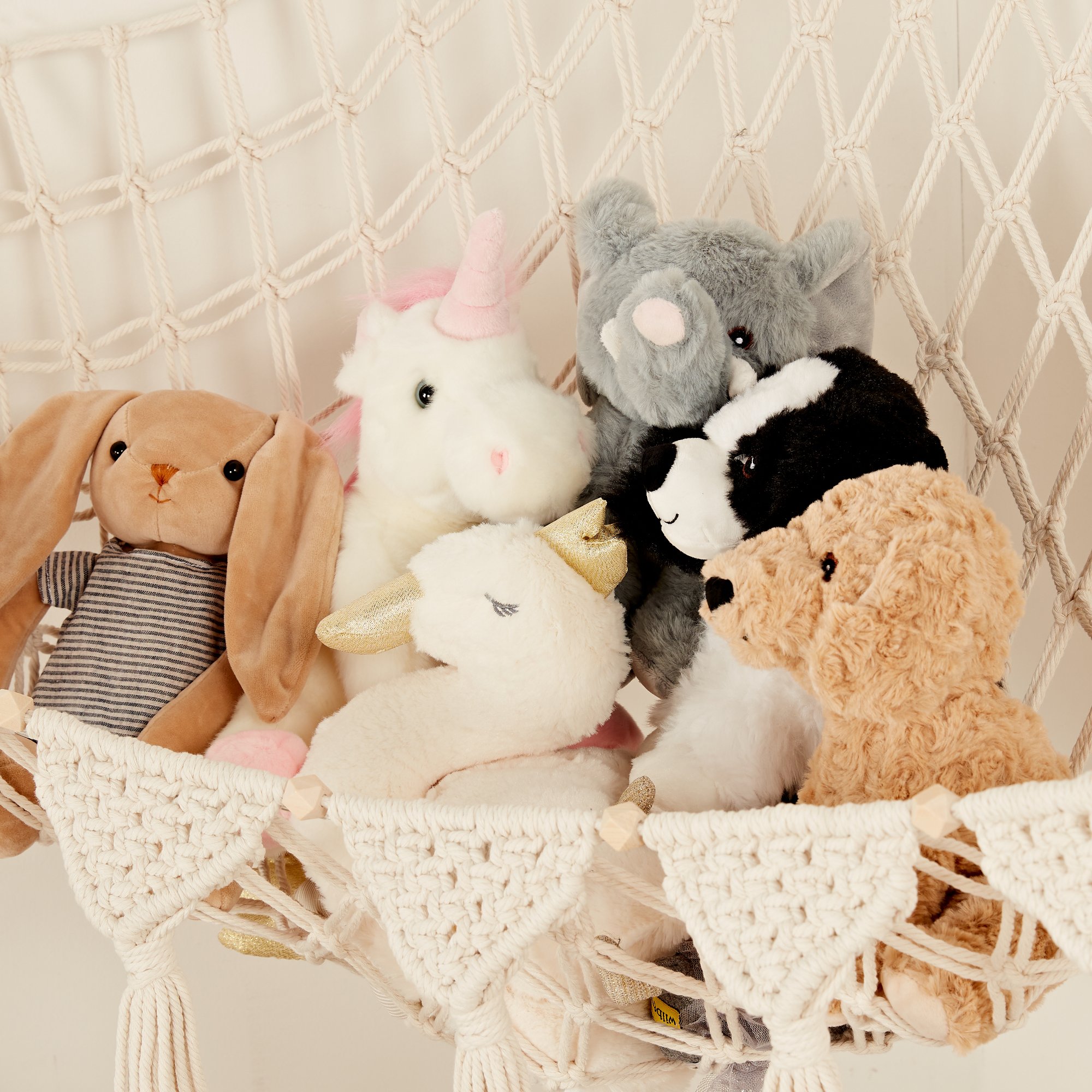 Stuffed animals close-up